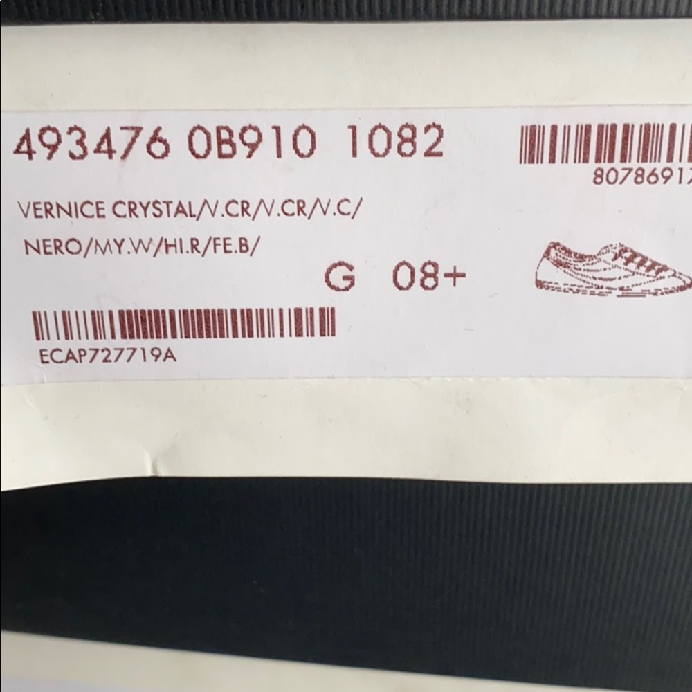 Gucci Men’s Patent Leather Falacer Sneakers - Picture 6 of 6